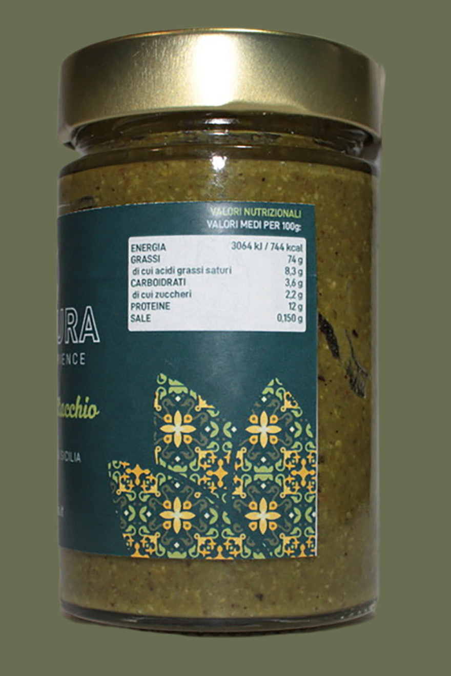 Pesto con pistacchio di Sicilia 60%